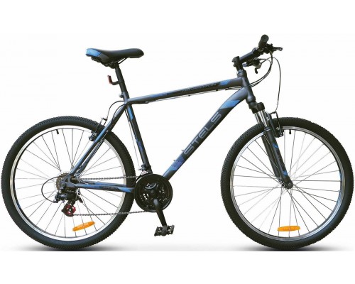 Велосипед Stels Navigator 500 V 26" V020 (антрацитовый/синий)
