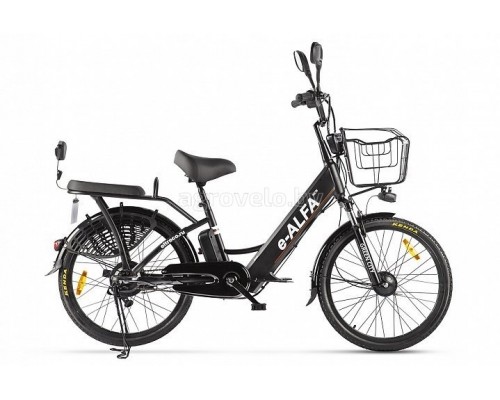 Электровелосипед Eltreco Green City E-Alfa New 24" (черный)