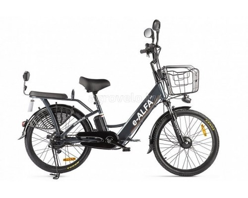 Электровелосипед Eltreco Green City E-Alfa New 24" (темно-серый)